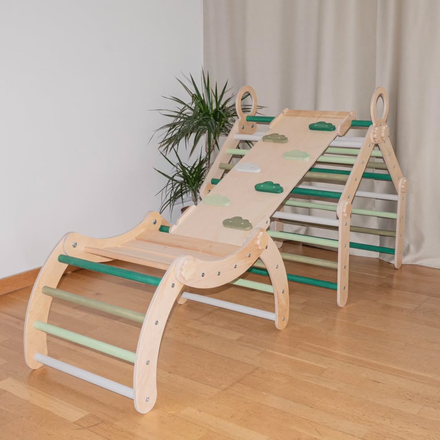 Atlaide - XL 3in1 Multi māja - zaļā krāsa