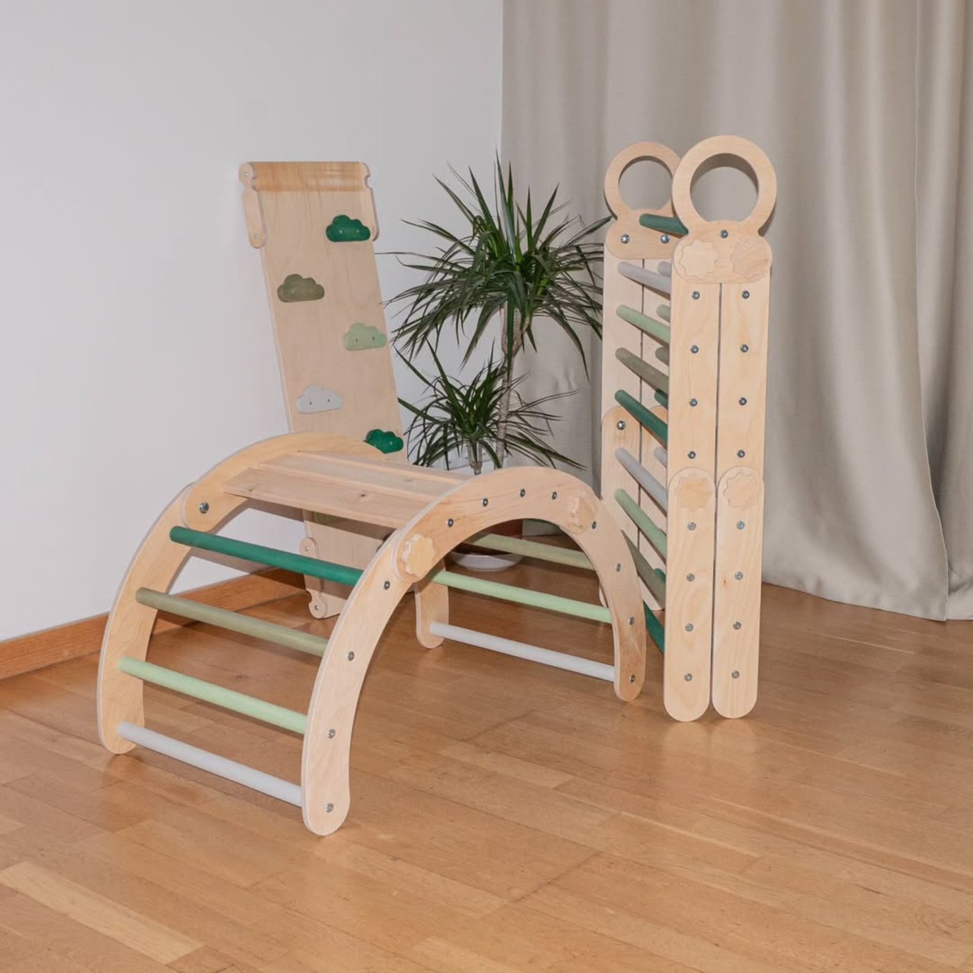 Atlaide - XL 3in1 Multi māja - zaļā krāsa