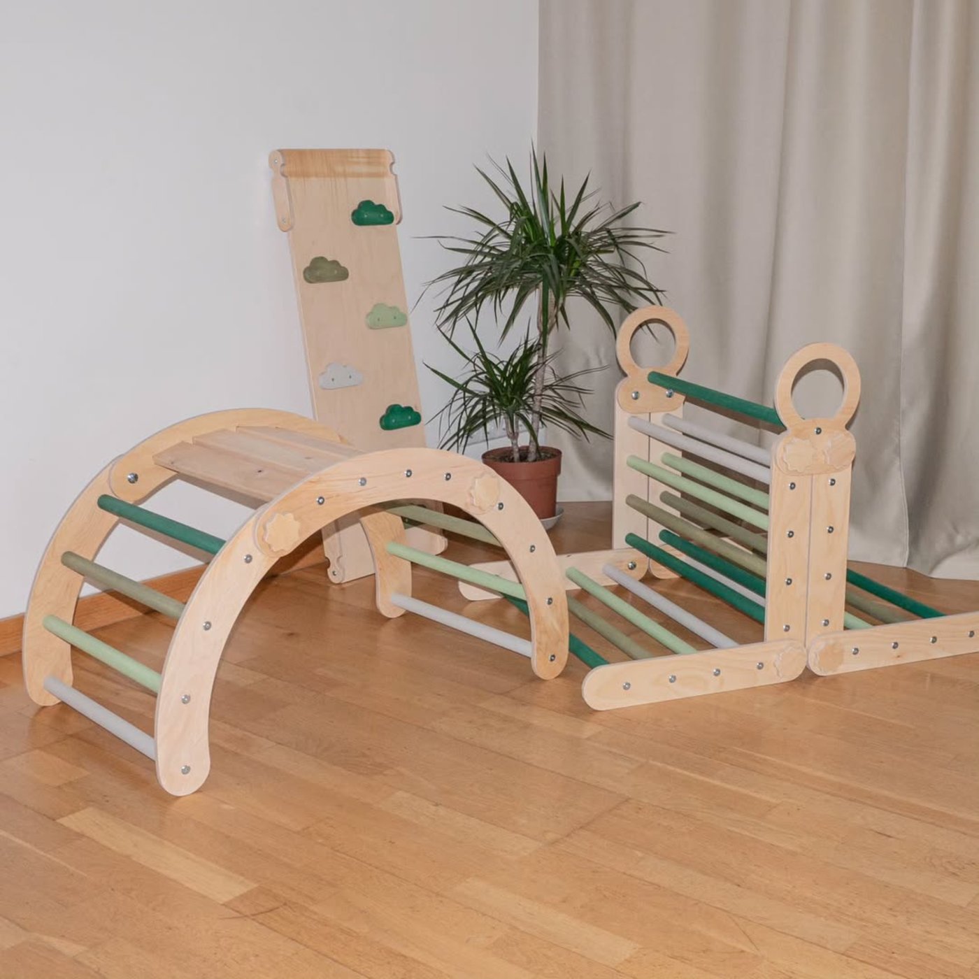 Atlaide - XL 3in1 Multi māja - zaļā krāsa